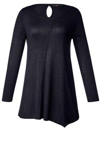Emilia Lay, Damen Long-Pullover, Ultramarinblau