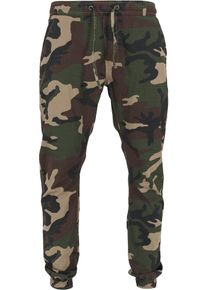 Urban Classics, Herren Pants, Beige / Braun / Grasgrün