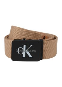 Calvin Klein, Herren Ledergürtel mit Koppelschließe 4.0cm, Braun