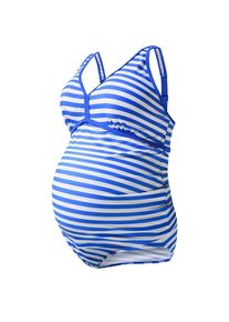 JoJo Maman Bébé JoJo Maman Bébé, Damen Umstandstankini, Blau / Weiß