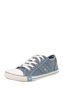 Mustang, Damen Sneaker im Canvas-Style, Hellblau / Wei&szlig;