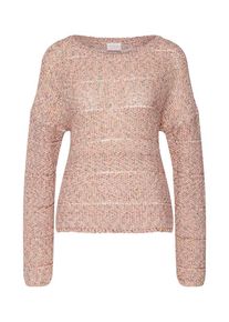 Vila, Damen Pullover 'KYLIE', Creme / Rosa