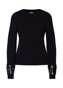 Noisy may, Damen Pullover 'NMKAYLA L/S O-NECK KNIT 7', Schwarz