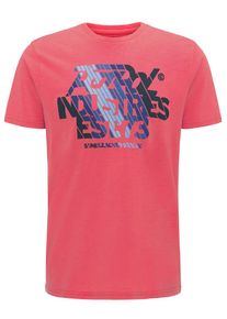PETROL INDUSTRIES, Herren T-Shirt, Blau / Rot
