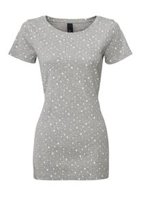 Heine, Damen Druckshirt, Graumeliert
