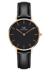 Daniel Wellington, Damen Uhr 'Classic Petite Sheffield DW00100168', Gold / Schwarz