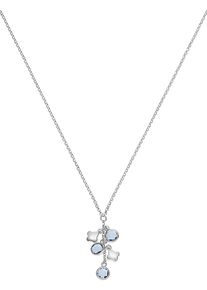 C-Collection, Damen Kette, Hellblau / Silber