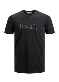Jack & Jones JACK & JONES, Herren T-Shirt, Schwarz / Weiß