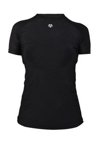 MOROTAI, Damen Sportshirt 'Compression', Schwarz