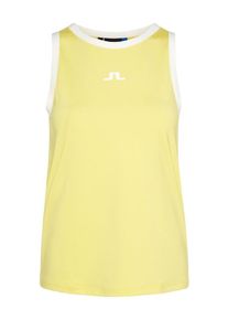 J. Lindeberg J.Lindeberg, Damen Tanktop 'Ally', Gelb / Weiß