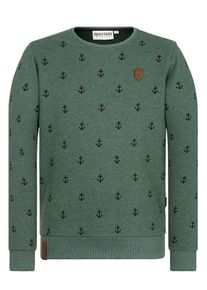 Naketano, Herren Sweatshirt, Gr&uuml;n / Schwarz