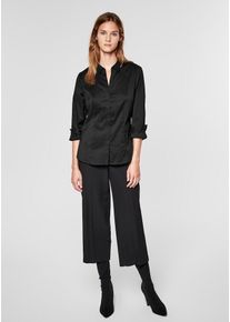 s.Oliver BLACK LABEL, Damen Businessbluse, Schwarz