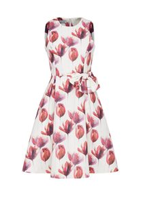 Apart, Damen Cocktailkleid, Rosé / Pastellrot / Weiß
