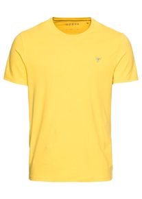 Guess, Herren T-Shirt 'CN CORE TEE', Gelb