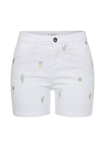 Esprit, Damen Regular Shorts, Wei&szlig;
