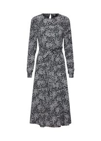 Catwalk Junkie, Damen Kleid 'DR White Flowers', Schwarz / Wei&szlig;