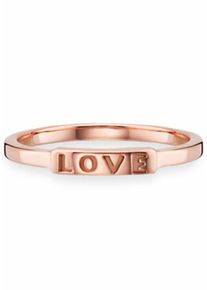 CAI Ca&iuml;, Damen Fingerring 'love, together forever, C7301R/90/00', Rosegold