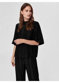 Selected Femme, Damen Bluse, Schwarz