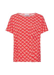Calvin Klein, Damen Shirt 'PRT RAGLAN TOP SS', Rot