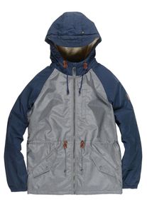 Element, Herren Jacke 'Stark Heather Raglan', Navy / Graumeliert