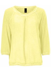 Heine, Damen Rundhalsshirt, Gelb