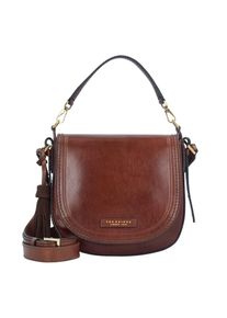 The Bridge, Damen Pearldistrict Handtasche Leder 23 cm, Braun