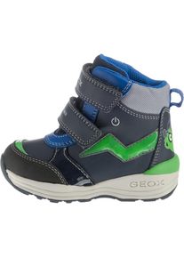 Geox, Winterstiefel 'New Gulp Blinkies', Blau / Nachtblau / Neongrün