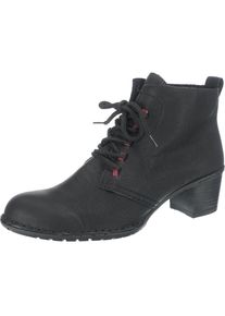 Rieker, Damen Schnürstiefelette, Weinrot / Schwarz