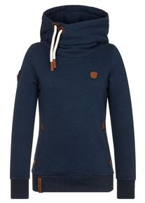Naketano, Damen Hoody 'Tr&ouml;deln & Turteln', Ultramarinblau