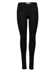 Only, Damen Skinnyjeans, Schwarz