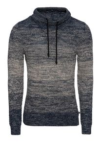 Q/S Designed By, Herren Pullover, Enzian / Wollwei&szlig;