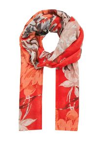 Hallhuber, Damen Schal, Grau / Orange / Rot