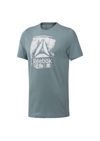 Reebok, Herren Funktionsshirt, Opal / Wei&szlig;