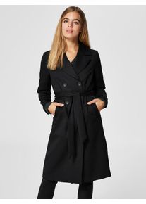 Selected Femme, Damen Mantel, Schwarz