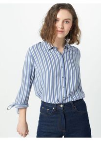 Jacqueline de Yong, Damen Bluse 'ISABEL', Blau / Wei&szlig;