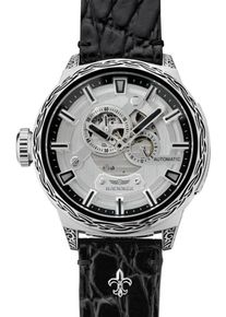 HAEMMER, Herren Automatikuhr 'Big Honor, R-300', Schwarz / Silber