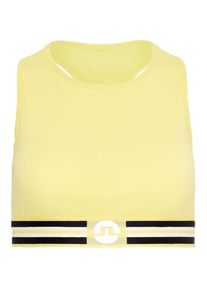J. Lindeberg J.Lindeberg, Damen Sport-BH 'Alexis', Gelb / Schwarz / Weiß
