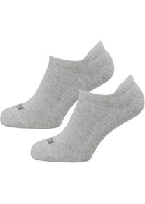 Puma, Damen Sneakersocken, Grau / Schwarz
