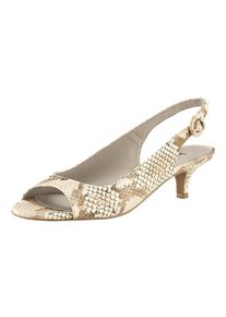 Heine, Damen Sandalette, Beige / Hellbeige