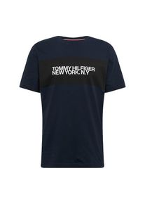 Tommy Hilfiger, Herren Shirt, Navy / Schwarz / Weiß