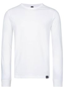 H.I.S. HIS JEANS, Herren Longsleeve, Wei&szlig;