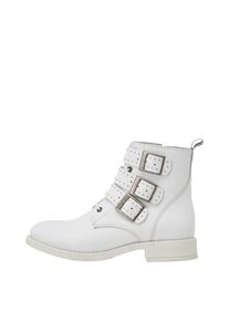 Bianco, Damen Stiefeletten 'Alina', Silber / Wei&szlig;