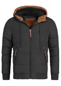 INDICODE JEANS, Herren Bomberjacke 'Adeline', Cognac / Schwarz