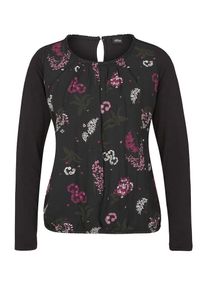 s.Oliver BLACK LABEL, Damen Shirt, Mischfarben / Schwarz