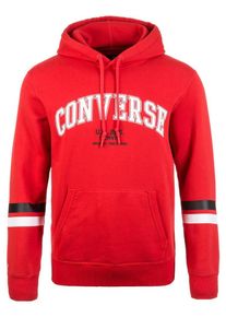 Converse, Herren Kapuzenpullover, Rot / Schwarz / Wei&szlig;