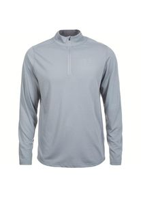 Under Armour, Herren Laufshirt 'HeatGear Streaker 1/4 Zip', Grau