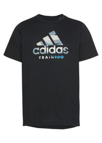 adidas Performance, Herren Funktionsshirt, Hellblau / Schwarz / Weiß