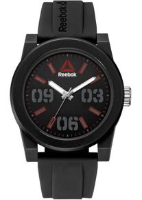 Reebok, Herren Quarzuhr 'Hook, RD-HOO-G2-PBIB-BR', Schwarz