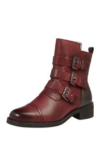Bugatti, Damen Biker Boots, Dunkelrot