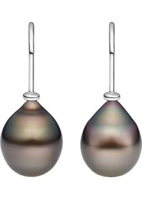 Christ, Damen Schmuckset '87481174', Rauchgrau / Weiß